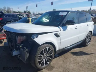 2019 Land Rover Range Rover Sport HSE with VIN SALWR2RV5KA816430, listed as a IAAI auction lot 41389657 with 56,179 mi miles. Bid and sale history available at carsss.com. Image 2.