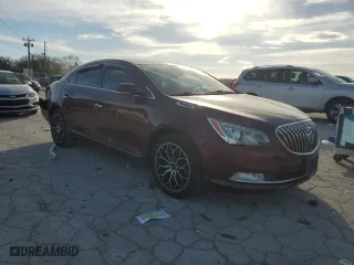 2014 Buick LaCrosse Premium I with VIN 1G4GE5G33EF268506, listed as a Copart auction lot 46103375 with 128,418 mi miles and Salvage Title. Bid and sale history available at carsss.com. Image 4.