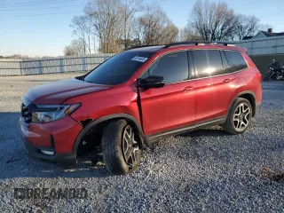 2023 Honda Passport Elite with VIN 5FNYF8H02PB014854, listed as a Copart auction lot 88744605 with 18,217 mi miles and Salvage Title. Bid and sale history available at carsss.com. Image 1.