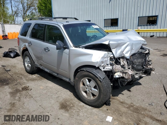 2012 Ford Escape XLT with VIN 1FMCU0DG8CKA64929, listed as a Copart auction lot 54632595 with Not provided miles and Salvage title. Bid and sale history available at DreamBid. Image 4.