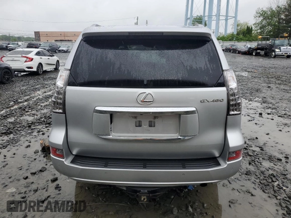 2015 Lexus GX 460 with VIN JTJBM7FX6F5104768, listed as a Copart auction lot 56733945 with 88,373 mi miles and Salvage title. Bid and sale history available at DreamBid. Image 6.