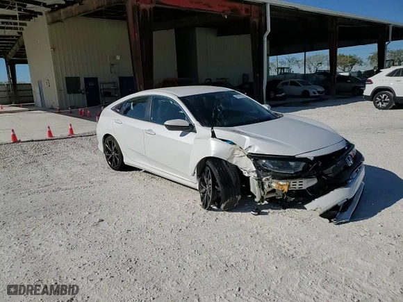 2019 Honda Civic Sedan Sport with VIN 2HGFC2F89KH571545, listed as a Copart auction lot 49281975 with 51,390 mi miles and Non Repairable. Bid and sale history available at carsss.com. Image 13.