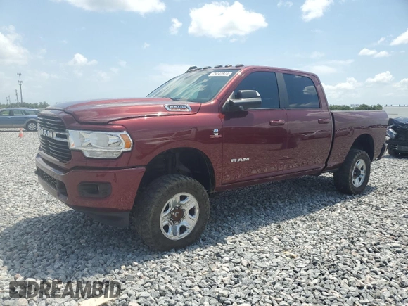 2021 Ram 2500 Big Horn with VIN 3C6UR5DL1MG581624, listed as a Copart auction lot 58799575 with 50,828 mi miles and Salvage title. Bid and sale history available at DreamBid. Image 1.
