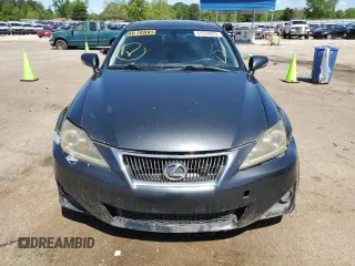 2011 Lexus IS 250 with VIN JTHBF5C29B5134639, listed as a Copart auction lot 52558875 with 265,102 mi miles and Salvage Title. Bid and sale history available at DreamBid. Image 5.