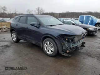 2020 Chevrolet Blazer LT with VIN 3GNKBJRS6LS620921, listed as a Copart auction lot 46975135 with 99,508 mi miles and Salvage title. Bid and sale history available at DreamBid. Image 4.