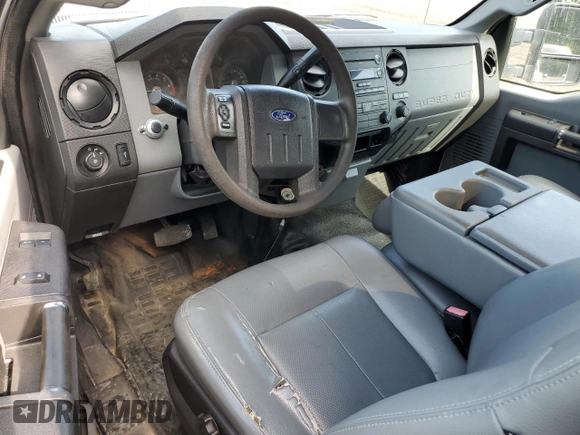 2012 Ford F-250 XL with VIN 1FTBF2B69CEC54446, listed as a Copart auction lot 59689675 with 152,278 mi miles and Non repairable. Bid and sale history available at DreamBid. Image 8.