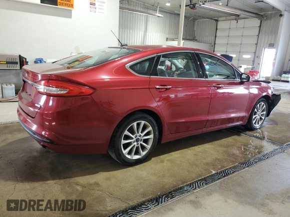 2017 Ford Fusion SE with VIN 3FA6P0HDXHR102646, listed as a Copart auction lot 62230085 with 115,915 mi miles and Salvage title. Bid and sale history available at DreamBid. Image 3.