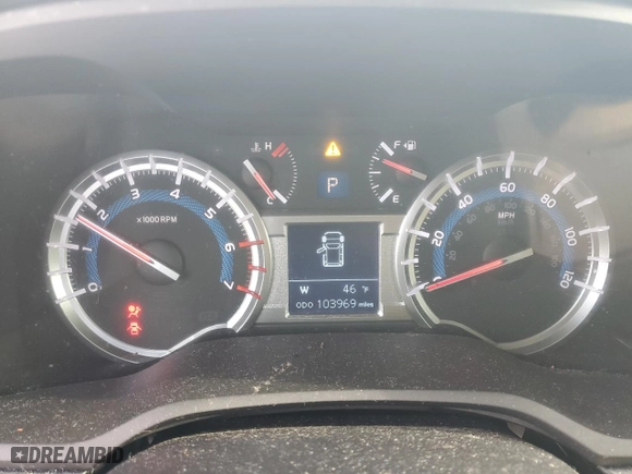 2017 Toyota 4Runner SR5 with VIN JTEBU5JR5H5481526, listed as a Copart auction lot 87591705 with 103,969 mi miles and Salvage Title. Bid and sale history available at carsss.com. Image 9.