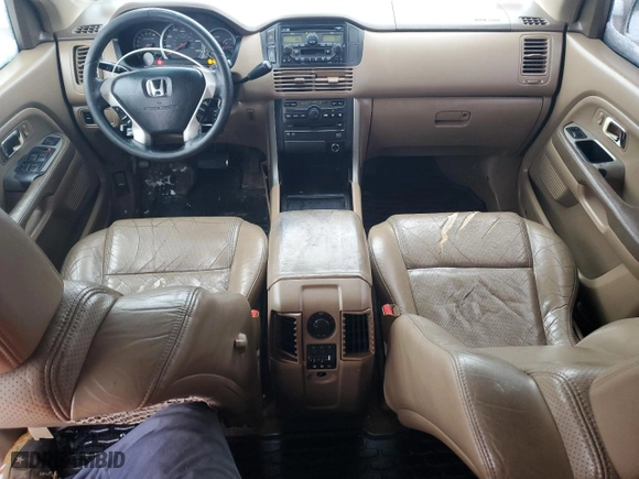 2003 Honda Pilot EX with VIN 2HKYF18663H617586, listed as a Copart auction lot 44119245 with 223,037 mi miles and Salvage Title. Bid and sale history available at carsss.com. Image 8.