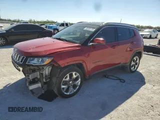 2019 Jeep Compass Limited with VIN 3C4NJCCB8KT809401, listed as a Copart auction lot 48238175 with 82,407 mi miles and Salvage title. Bid and sale history available at DreamBid. Image 1.