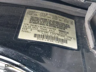 2008 Nissan Versa 1.8 S with VIN 3N1BC13E28L418722, listed as a IAAI auction lot 41836195 with 174,152 mi miles. Bid and sale history available at carsss.com. Image 9.