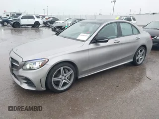 2019 Mercedes-Benz C 300 with VIN 55SWF8EB2KU283134, listed as a IAAI auction lot 42102759 with 77,641 mi miles and . Bid and sale history available at DreamBid. Image 2.
