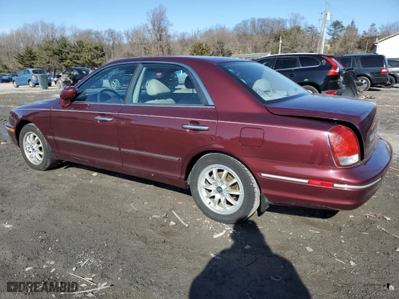 2002 Hyundai XG350 L with VIN KMHFU45EX2A231152, listed as a Copart auction lot 45800505 with NaN miles and Salvage Title. Bid and sale history available at carsss.com. Image 2.