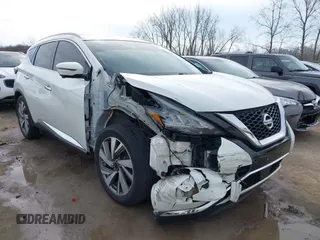 2019 Nissan Murano S with VIN 5N1AZ2MS0KN111800, listed as a IAAI auction lot 41836192 with 81,764 mi miles. Bid and sale history available at carsss.com. Image 1.