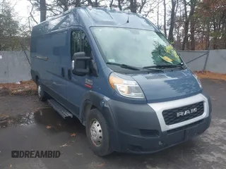 2019 Ram ProMaster Cargo with VIN 3C6URVJGXKE552087, listed as a IAAI auction lot 41749605 with 93,246 mi miles. Bid and sale history available at carsss.com. Image 1.