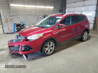 2016 Ford Escape Titanium with VIN 1FMCU9JX4GUB05060, listed as a Copart auction lot 48580915 with 76,800 mi miles and Salvage Title. Bid and sale history available at carsss.com. Image 1.