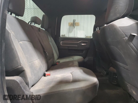 2023 Ram 2500 Big Horn with VIN 3C6UR5DJ2PG552863, listed as a Copart auction lot 88081765 with 23,193 mi miles and Salvage Title. Bid and sale history available at carsss.com. Image 10.