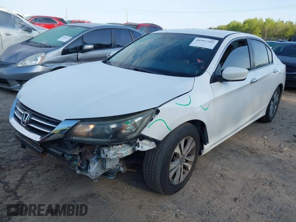 2014 Honda Accord LX with VIN 1HGCR2F35EA134201, listed as a IAAI auction lot 41997392 with 85,649 mi miles and . Bid and sale history available at carsss.com. Image 2.