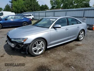 2016 Audi A6 Premium Plus with VIN WAUFGAFC5GN165176, listed as a Copart auction lot 62768605 with 62,143 mi miles and Salvage title. Bid and sale history available at DreamBid. Image 1.