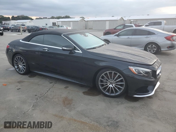 2017 Mercedes-Benz S 550 with VIN WDDXK8CBXHA030039, listed as a Copart auction lot 73790674 with 18,052 mi miles and Non Repairable. Bid and sale history available at DreamBid. Image 4.