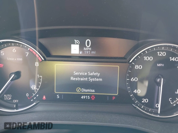 2025 Cadillac XT5 FWD Premium Luxury with VIN 1GYKNCRS1SZ120351, listed as a IAAI auction lot 41334881 with 4,915 mi miles. Bid and sale history available at carsss.com. Image 7.
