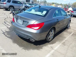 2015 Mercedes-Benz CLA-Class CLA 250 with VIN WDDSJ4EBXFN225762, listed as a IAAI auction lot 41869946 with 90,619 mi miles. Bid and sale history available at carsss.com. Image 4.