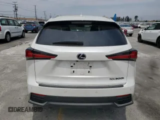 2018 Lexus NX 300h with VIN JTJBJRBZ1J2079901, listed as a Copart auction lot 58600355 with 53,233 mi miles and Salvage title. Bid and sale history available at DreamBid. Image 6.