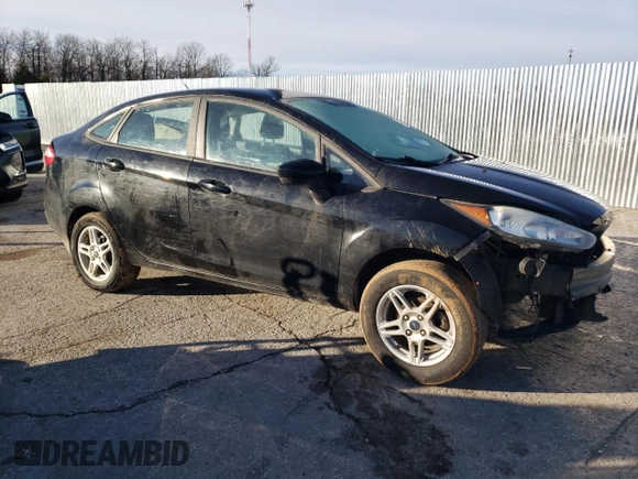 2019 Ford Fiesta SE with VIN 3FADP4BJ2KM147890, listed as a Copart auction lot 47991145 with 105,716 mi miles and Salvage Title. Bid and sale history available at carsss.com. Image 4.