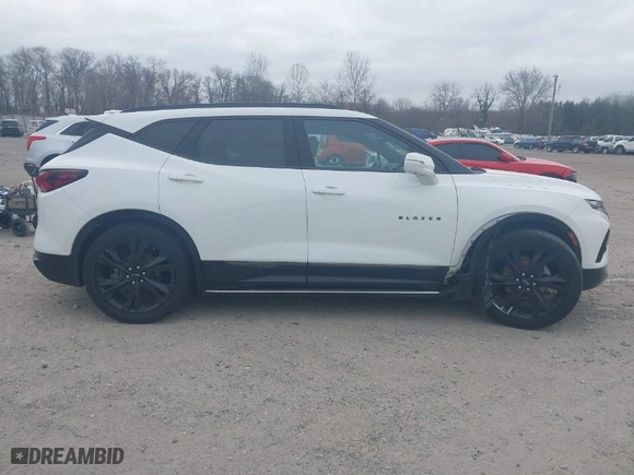 2019 Chevrolet Blazer RS with VIN 3GNKBJRSXKS687147, listed as a IAAI auction lot 41786346 with 97,751 mi miles. Bid and sale history available at carsss.com. Image 13.
