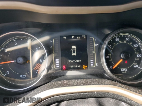 2015 Jeep Cherokee Latitude with VIN 1C4PJLCB5FW790959, listed as a Copart auction lot 47581375 with 157,139 mi miles and Salvage Title. Bid and sale history available at DreamBid. Image 9.
