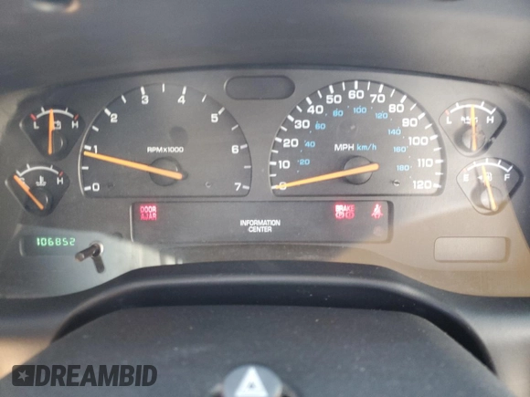 2001 Dodge Dakota with VIN 1B7FL26P21S233496, listed as a Copart auction lot 48014635 with 106,852 mi miles and Clean Title. Bid and sale history available at carsss.com. Image 9.