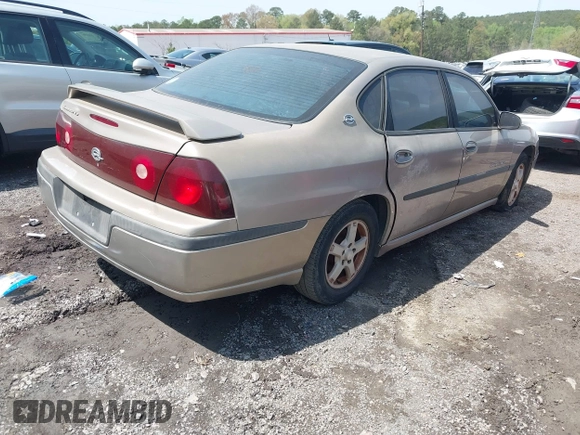 2003 Chevrolet Impala LS z VIN 2G1WH52K439204544, wystawiony jako IAAI lot #41930671 z przebiegiem 252 014 mil mil oraz . Historia ofert i sprzedaży dostępna na DreamBid. Obrazek 4.
