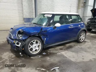 2003 MINI Hardtop S with VIN WMWRE33473TD66629, listed as a Copart auction lot 56930175 with 151,414 mi miles and Salvage title. Bid and sale history available at DreamBid. Image 1.