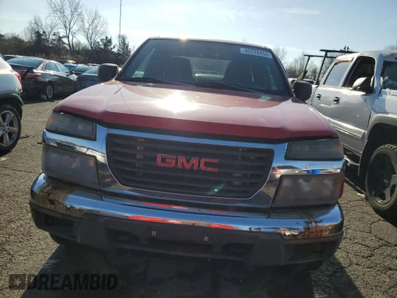 2004 GMC Canyon SLE Z71 with VIN 1GTDT196448163974, listed as a Copart auction lot 85228454 with 164,059 mi miles and Clean Title. Bid and sale history available at carsss.com. Image 5.