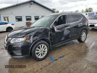 2017 Nissan Rogue SV with VIN 5N1AT2MVXHC747821, listed as a Copart auction lot 60855115 with 170,842 mi miles and Salvage title. Bid and sale history available at DreamBid. Image 1.