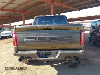 2024 Ford F-150 Raptor with VIN 1FTFW1RJ6RFB90004, listed as a IAAI auction lot 41380511 with 2,283 mi miles and . Bid and sale history available at DreamBid. Image 16.