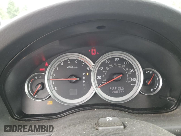 2005 Subaru Legacy Outback with VIN 4S4BP61C857390937, listed as a Copart auction lot 62411335 with 208,344 mi miles and Salvage title. Bid and sale history available at DreamBid. Image 9.