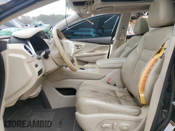 2016 Nissan Murano SL z VIN 5N1AZ2MG5GN106143, wystawiony jako Copart lot #54157955 z przebiegiem 96 237 mil mil oraz Czysty tytuł • Clean title. Historia ofert i sprzedaży dostępna na DreamBid. Obrazek 13.