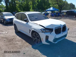 2022 BMW X3 M with VIN 5YM13EC05N9J35019, listed as a IAAI auction lot 42303329 with 44,972 mi miles and . Bid and sale history available at DreamBid. Image 1.
