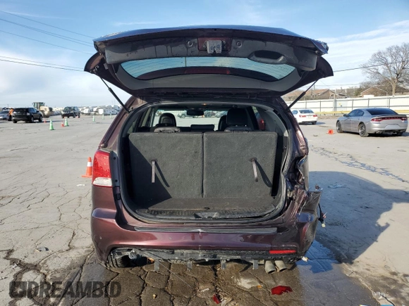 2012 Kia Sorento SX with VIN 5XYKW4A26CG229179, listed as a Copart auction lot 46471675 with 191,901 mi miles and Salvage Title. Bid and sale history available at carsss.com. Image 6.