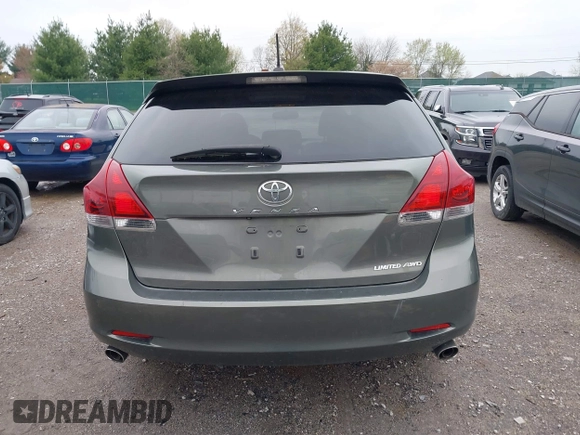 2013 Toyota Venza LE with VIN 4T3BK3BB9DU095176, listed as a IAAI auction lot 41998982 with 177,579 mi miles. Bid and sale history available at carsss.com. Image 16.