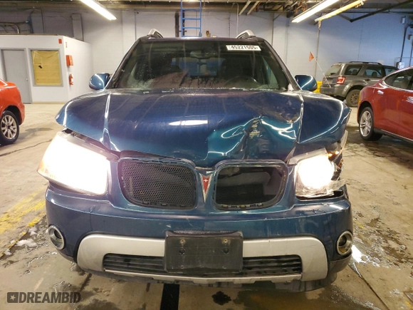 2007 Pontiac Torrent with VIN 2CKDL63F276017338, listed as a Copart auction lot 45221505 with 152829 miles and Salvage Title. Bid and sale history available at carsss.com. Image 5.
