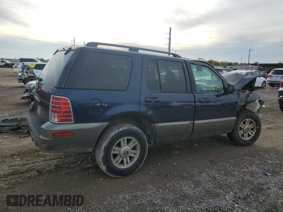 2003 Mercury Mountaineer Convenience z VIN 4M2ZU66KX3UJ12609, wystawiony jako Copart lot #83097814 z przebiegiem Nie podano mil oraz Szkoda całkowita • Salvage title. Historia ofert i sprzedaży dostępna na DreamBid. Obrazek 3.