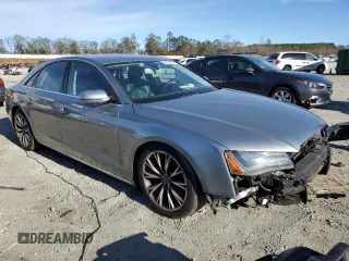 2013 Audi A8 3.0L with VIN WAUAGAFD6DN012546, listed as a Copart auction lot 82210024 with 121,004 mi miles and Clean title. Bid and sale history available at DreamBid. Image 4.