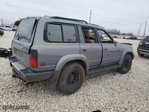 1996 Toyota Land Cruiser with VIN JT3HJ85J6T0117395, listed as a Copart auction lot 46275595 with 222,808 mi miles and Salvage Title. Bid and sale history available at carsss.com. Image 3.