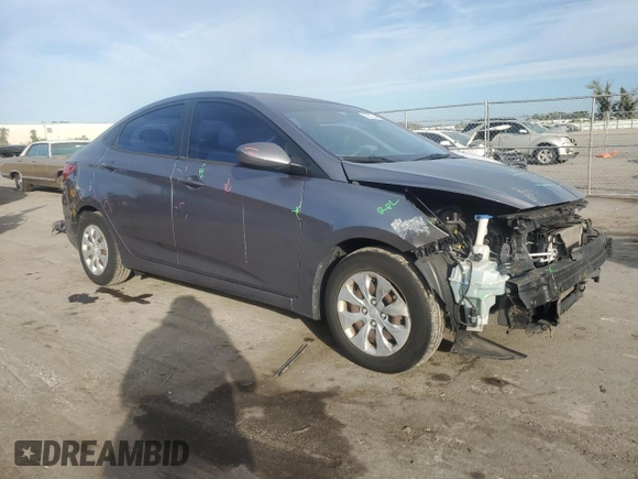 2015 Hyundai Accent GLS with VIN KMHCT4AE2FU842440, listed as a Copart auction lot 75312143 with 76,768 mi miles and . Bid and sale history available at DreamBid. Image 4.