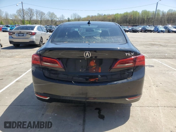 2016 Acura TLX V6 with VIN 19UUB2F37GA000270, listed as a Copart auction lot 52340855 with Not provided miles and Salvage title. Bid and sale history available at DreamBid. Image 6.