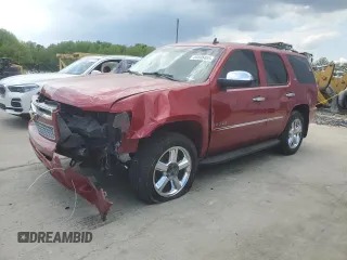 2012 Chevrolet Tahoe LTZ with VIN 1GNSKCE03CR254905, listed as a Copart auction lot 55505485 with 137,287 mi miles and Salvage title. Bid and sale history available at DreamBid. Image 1.