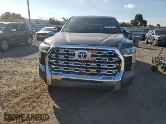 2022 Toyota Tundra 2WD 1794 Edition with VIN 5TFMA5AB2NX005596, listed as a Copart auction lot 37851473 with 12,257 mi miles. Bid and sale history available at carsss.com. Image 5.