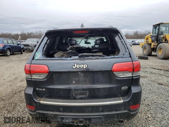 2015 Jeep Grand Cherokee Overland with VIN 1C4RJFCG2FC912328, listed as a Copart auction lot 46112005 with 170,366 mi miles and Salvage Title. Bid and sale history available at carsss.com. Image 6.